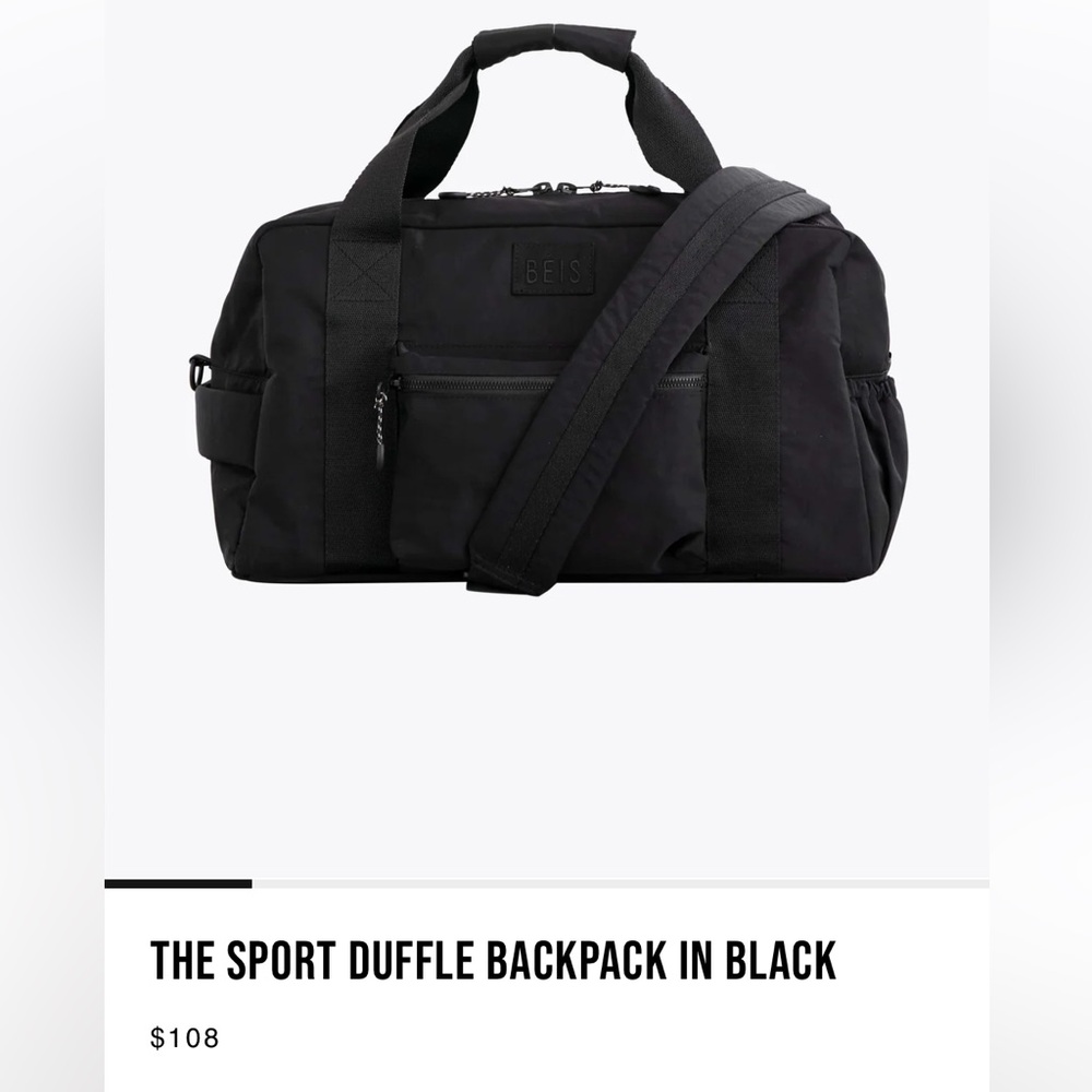 BEIS The Sport Duffel Backpack